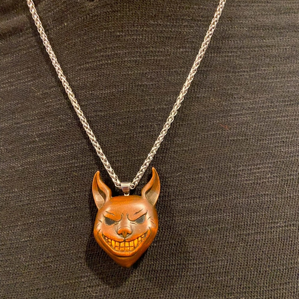 Little Evil cat necklace by Mario Markvart